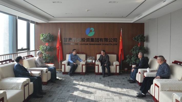 甘肅藥業(yè)集團(tuán)董事長魏陽會見潘曉明博士一行